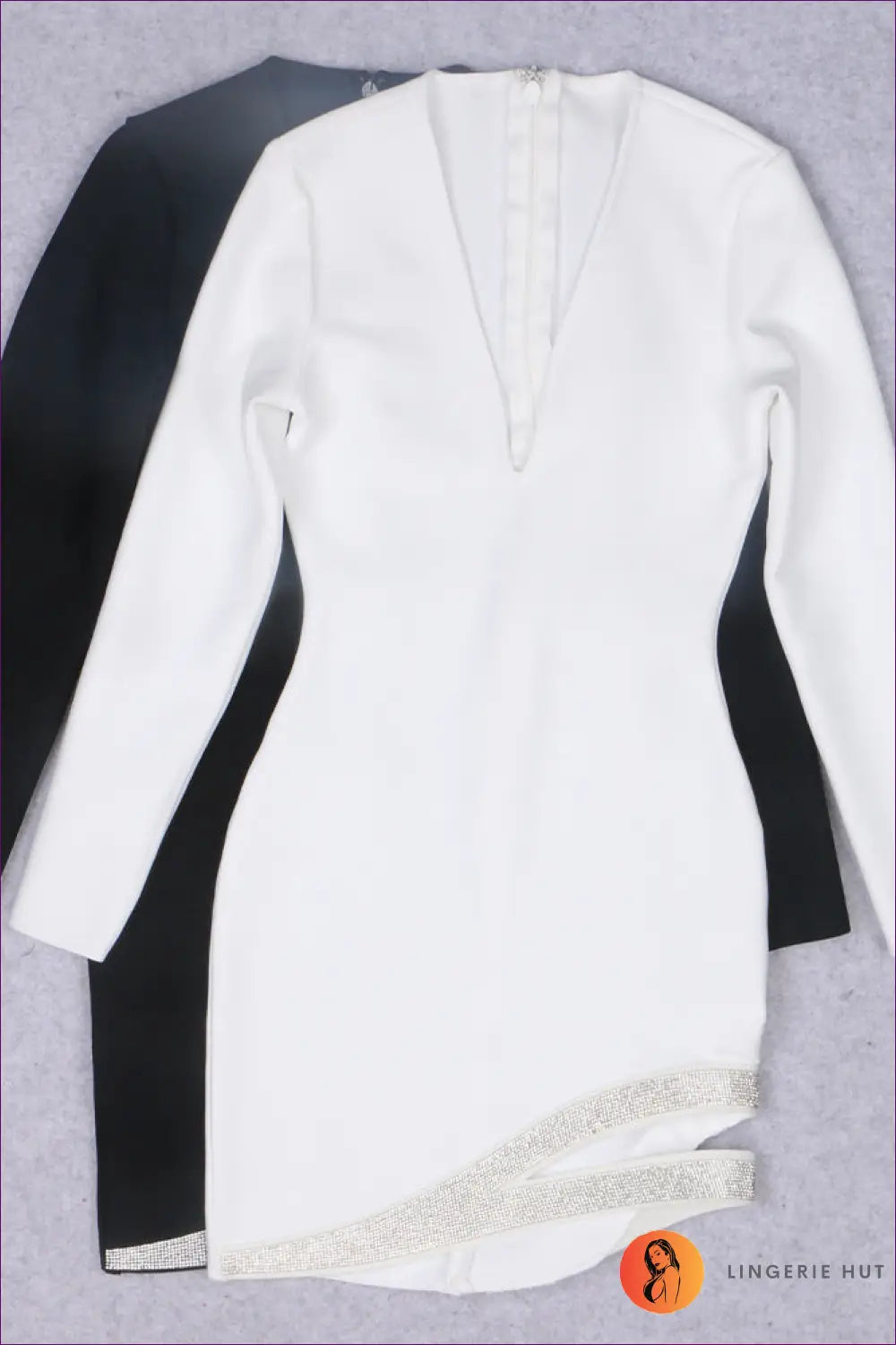 Pink Ruched Bodycon Mini Dress - Asymmetric Halter Strap - Xs / White - Clubwear • just in - Girlsdy