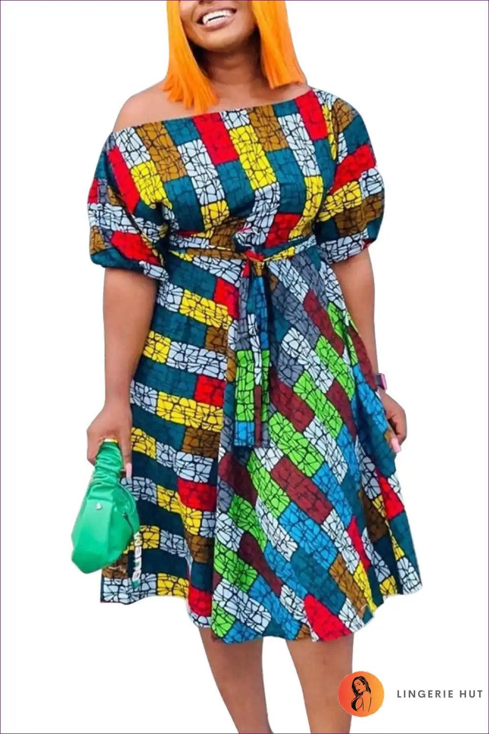 Plus Size Tied Maxi Dress – Spring Elegance