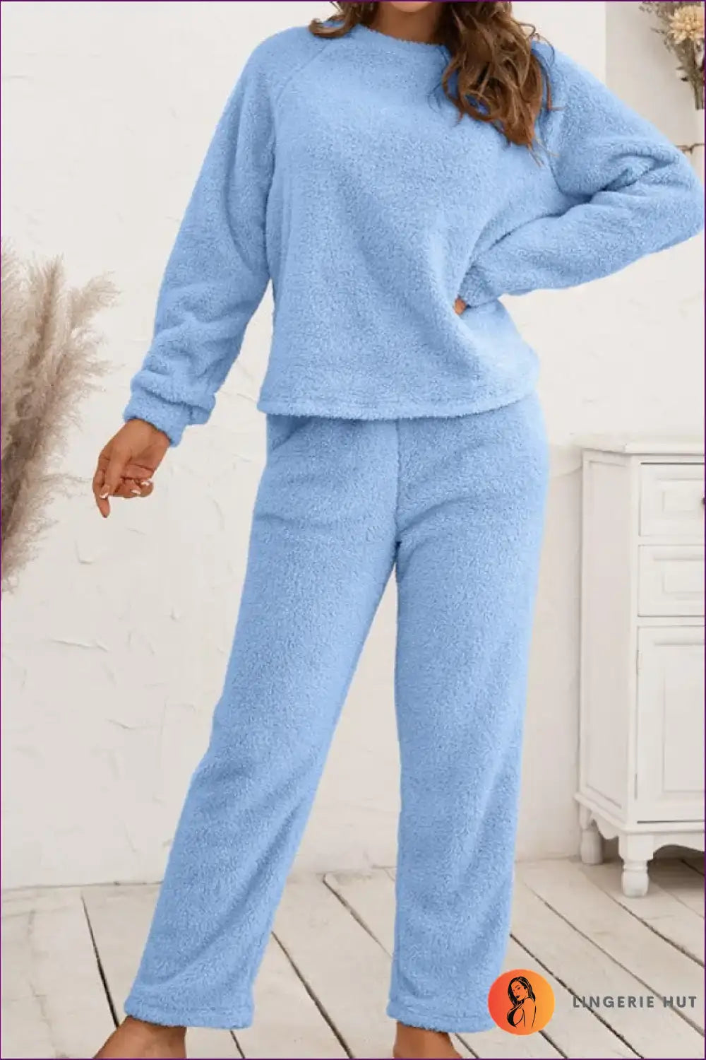 Pyjama Set with Shorts and Tie Detail - Off-duty Comfort - Loungewear - Lingerie Hut - Casual • Cotton • Everyday