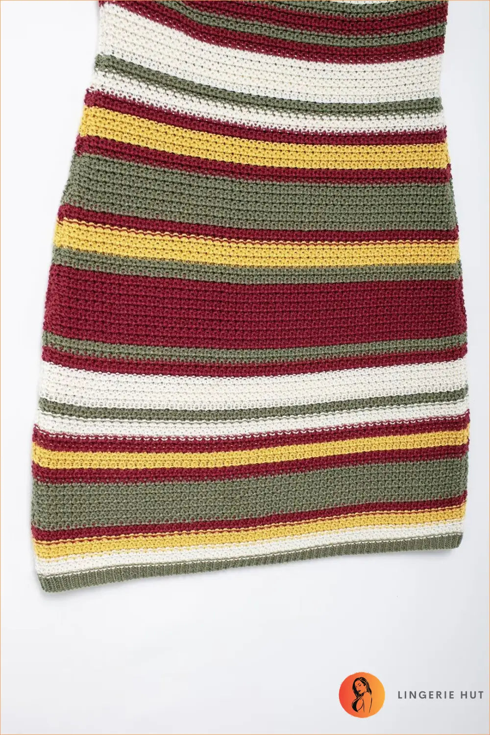Retro Stripe Knit Mini Dress - Festival Ready Confidence - Dresses - Boho • Casual • Crochet • Lingerie Hut