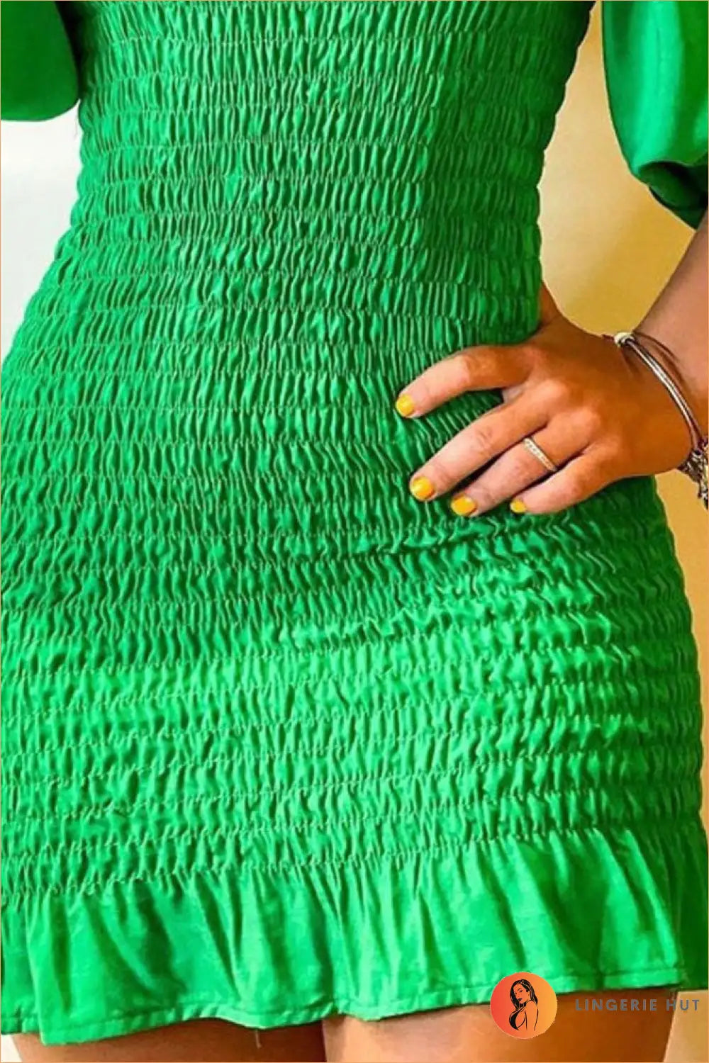 Ruffle Bodycon Mini Dress - Effortless Summer Glamour - Dresses - Boho • Casual • Everyday • Lingerie Hut