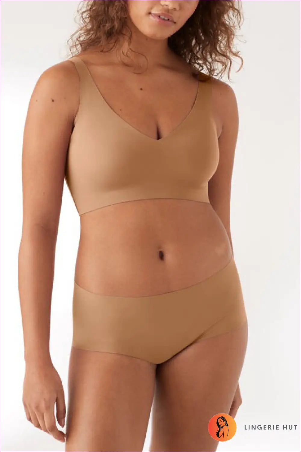 Seamless Bra Set - Effortless Comfort All Day - s / Deep Skin - Lingerie Hut - All Season • Casual • Everyday
