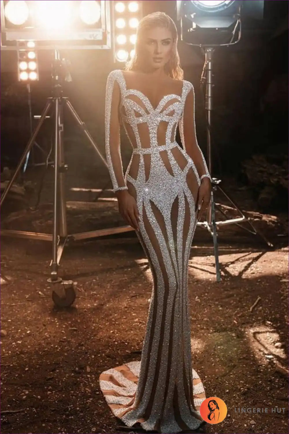 Sequin Siren Maxi Dress - Dazzlingly Divine For x