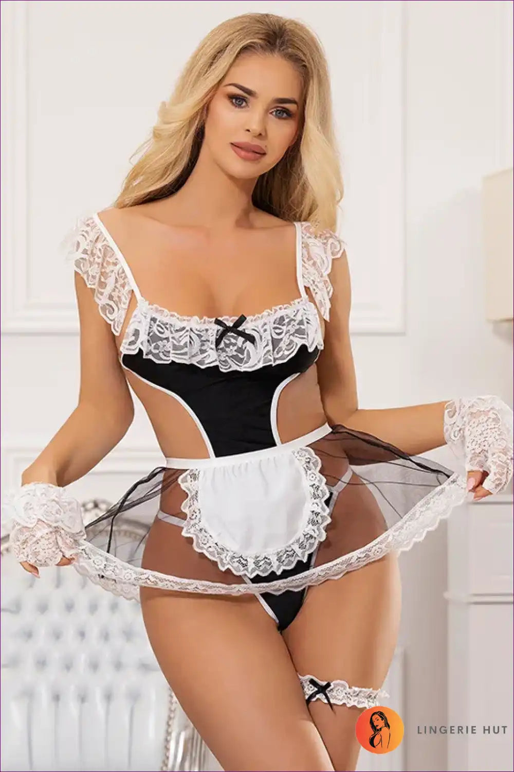 Sexy Lace Lolita Maid Costume - Embrace The Fantasy