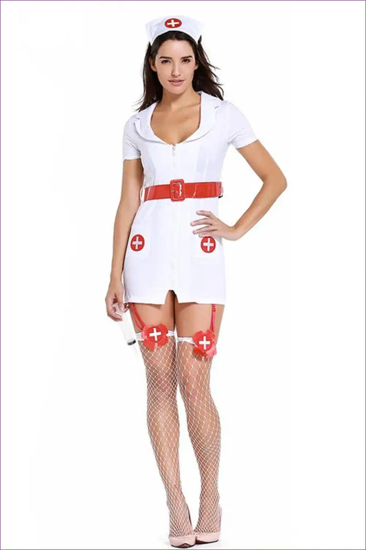 Sexy Nurse Cosplay Costume - Playful Allure