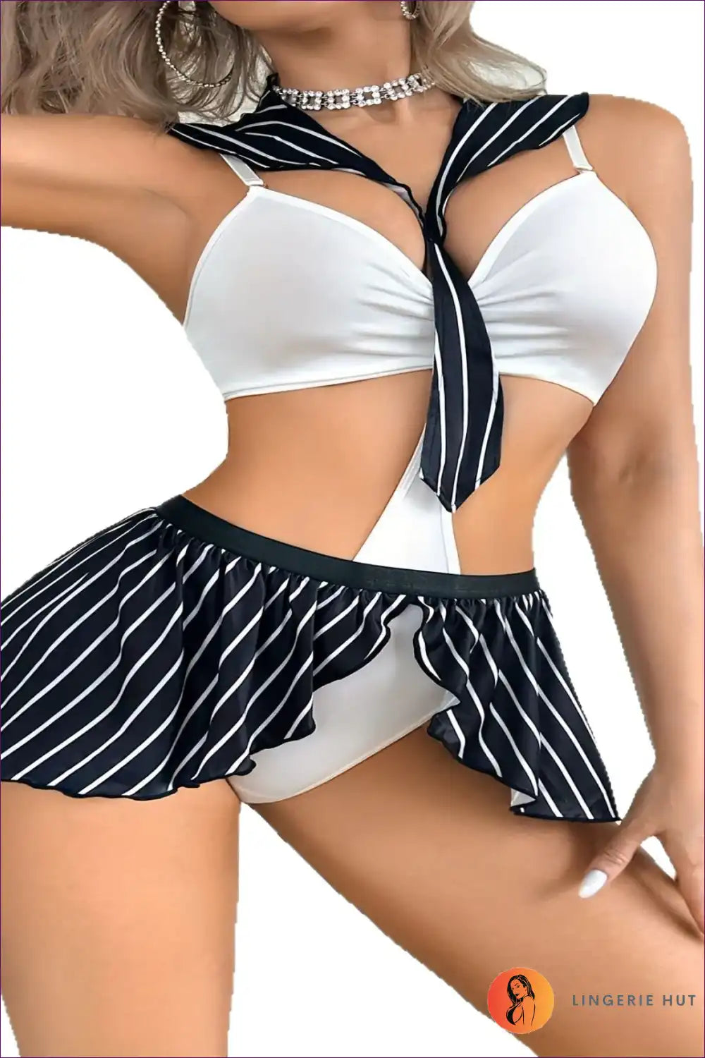 Sheer Mesh Bodysuit with Cut-outs for Playful Evenings Bodycon, Bodysuit, Clubwear, Cutout,