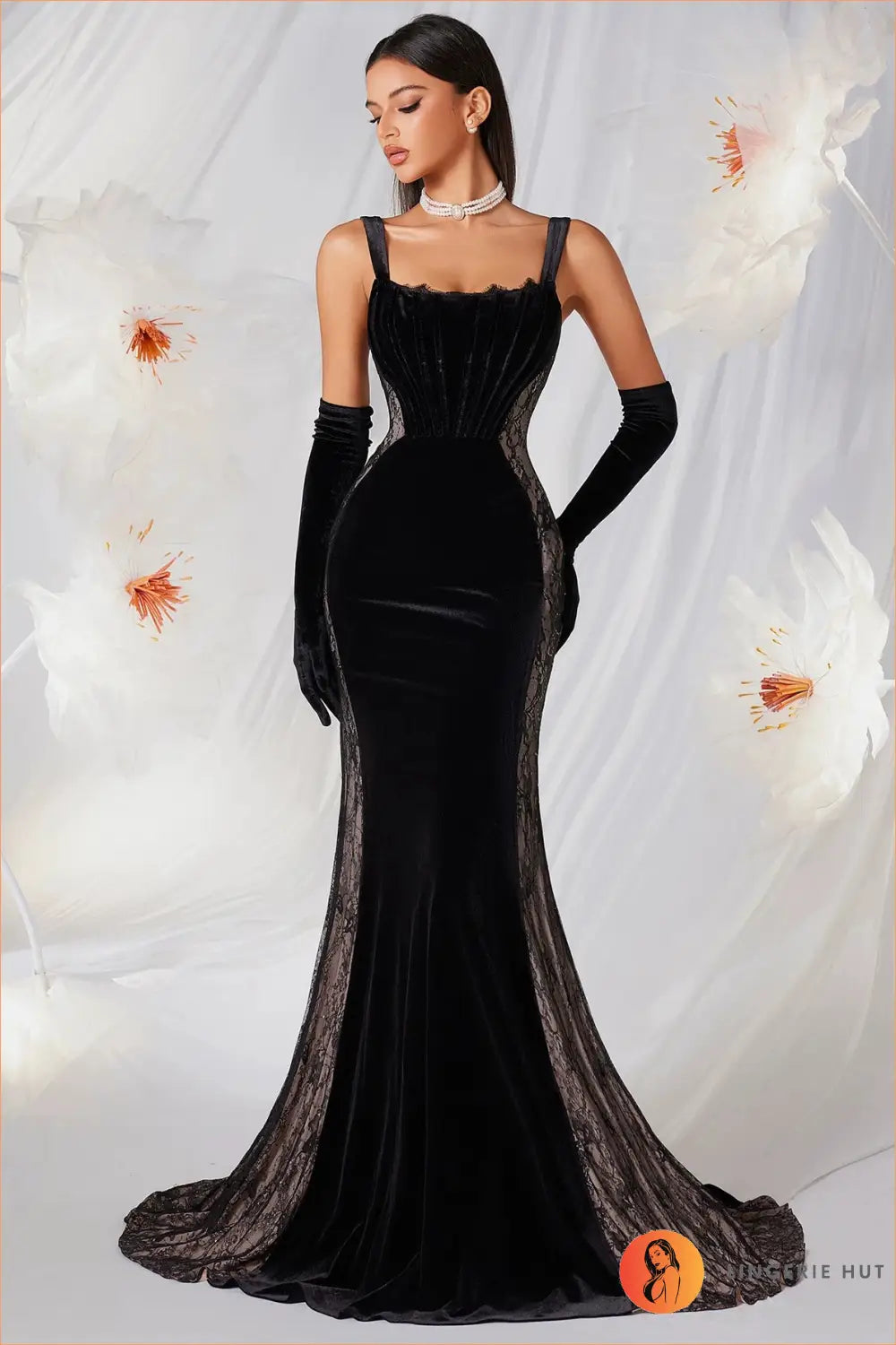 One-shoulder Tiered Maxi Dress - Asymmetric Slit - Bodycon • Elegant • just in • Ladys