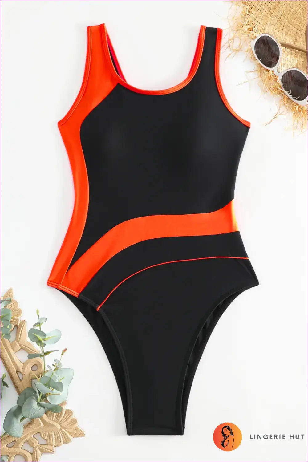 Sporty Swim Jumpsuit - Summer Beachwear Redefined - s / Orange - Swimwear - Lingerie Hut - Activewear • Boho • Casual