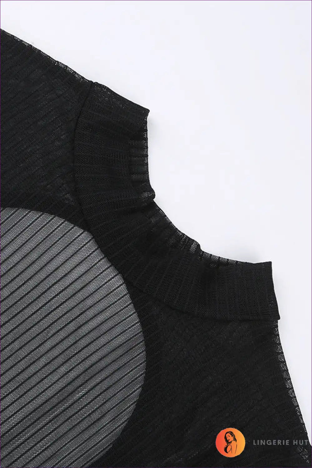 Radiate Elegance In a Backless, Striped Mesh Bodysuit. Limited Availability. Elevate Your Style Now! Striped