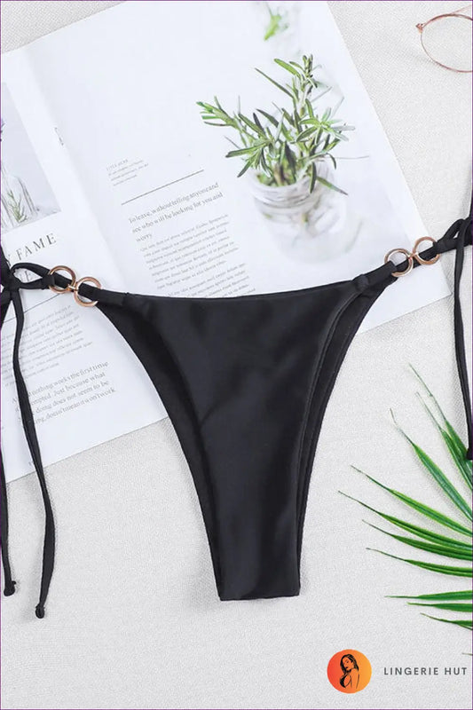 Striped Triangle Bikini - Poolside Ease - Brazilian • just in • Low Waist • Side-tie - Freedeo