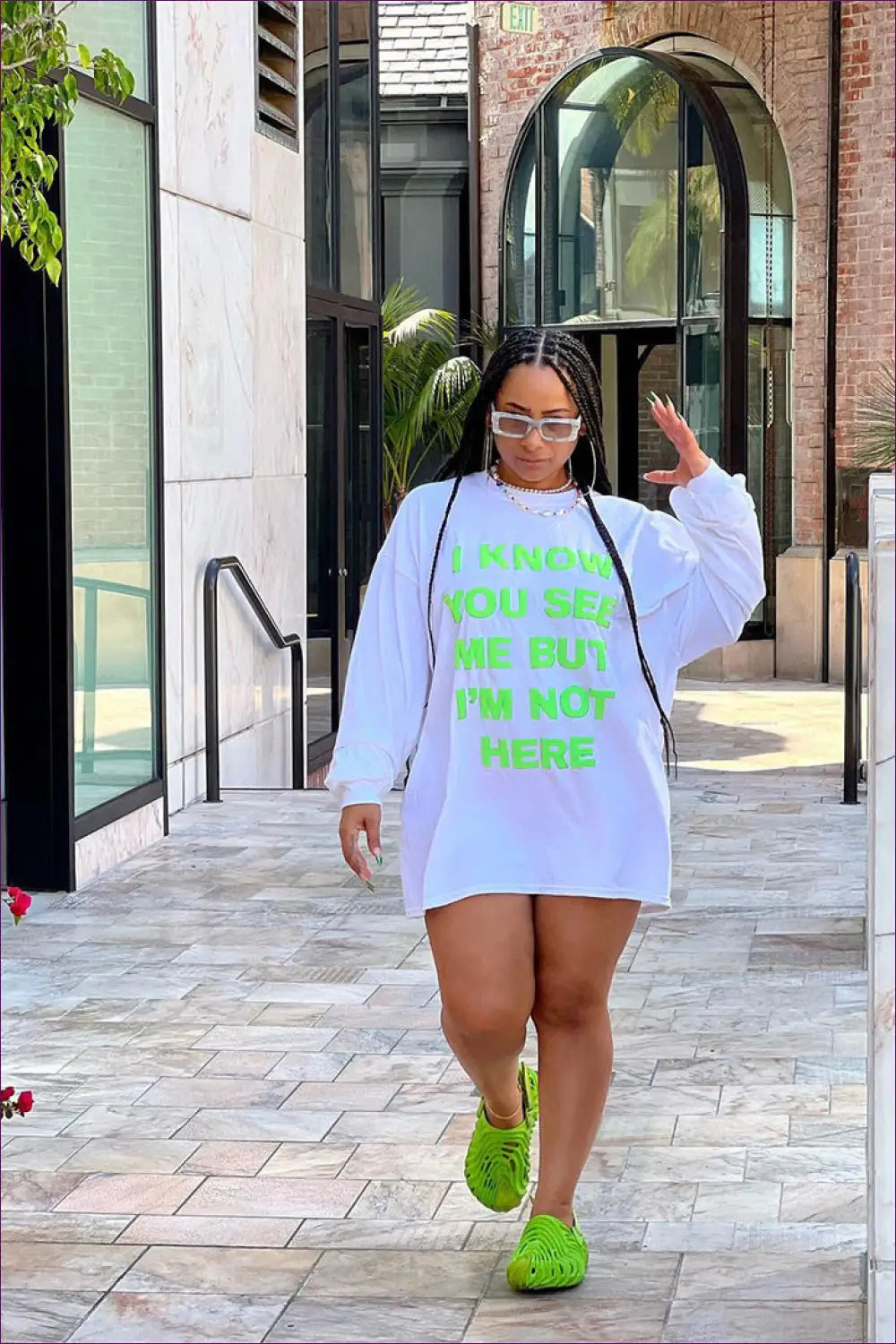 Sweatshirt Mini Dress - Effortless Off-duty Cool - Dresses - Lingerie Hut - All Season • Autumn • Casual • Cotton