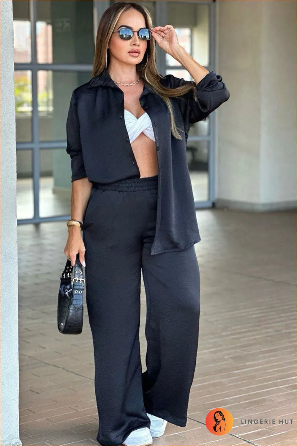 Tailored Three-piece Outfit Set - Effortless Confidence - s / Black - Casual • co Ord • Everyday • Formal Wear