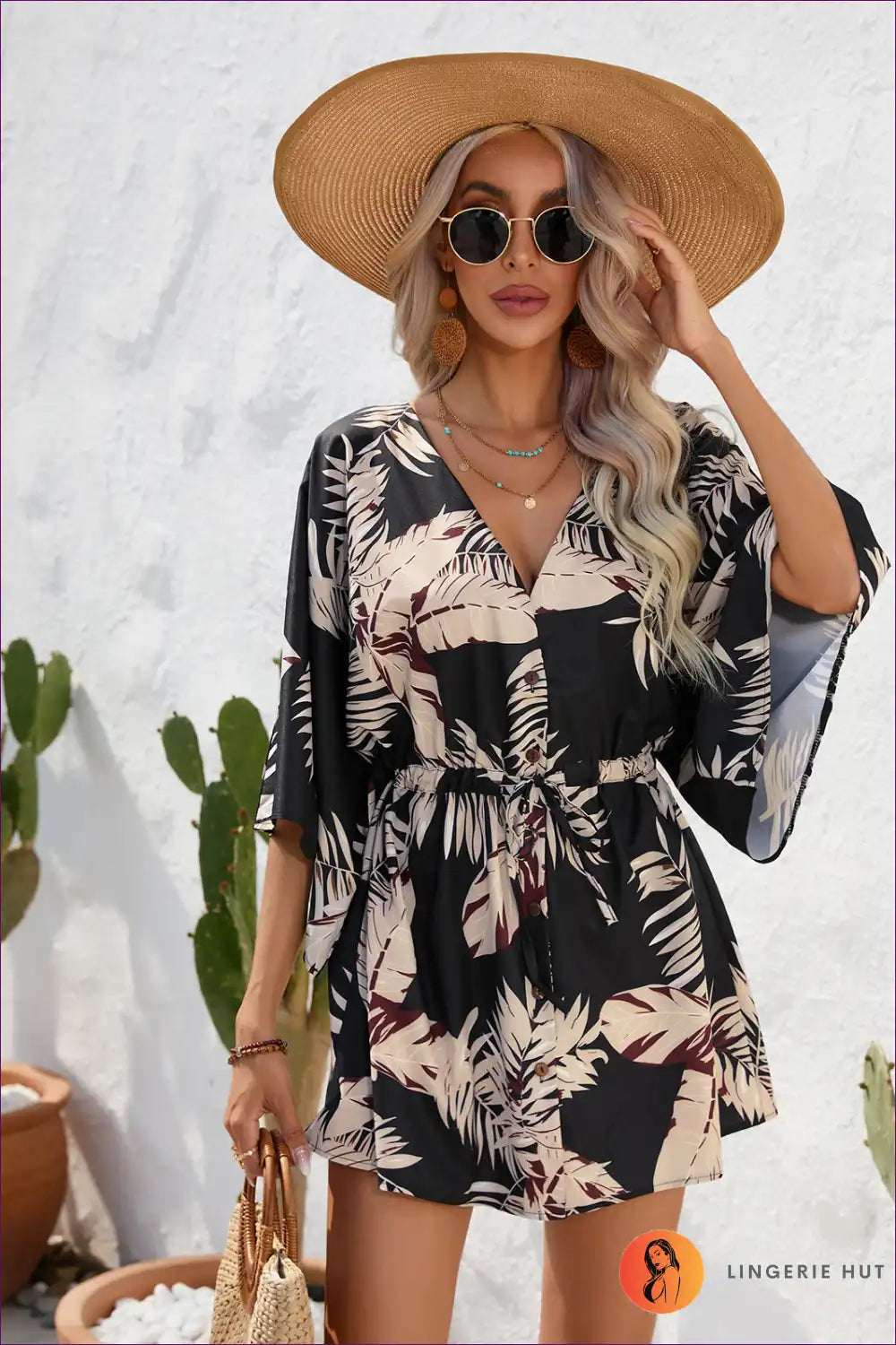 Tropical Escape A-line Dress - Boho Vacation Vibes For x