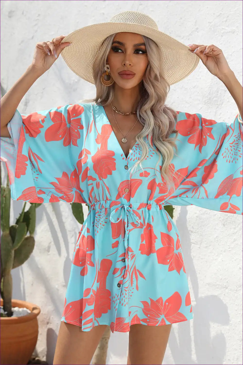 Tropical Escape A-line Dress - Boho Vacation Vibes For x