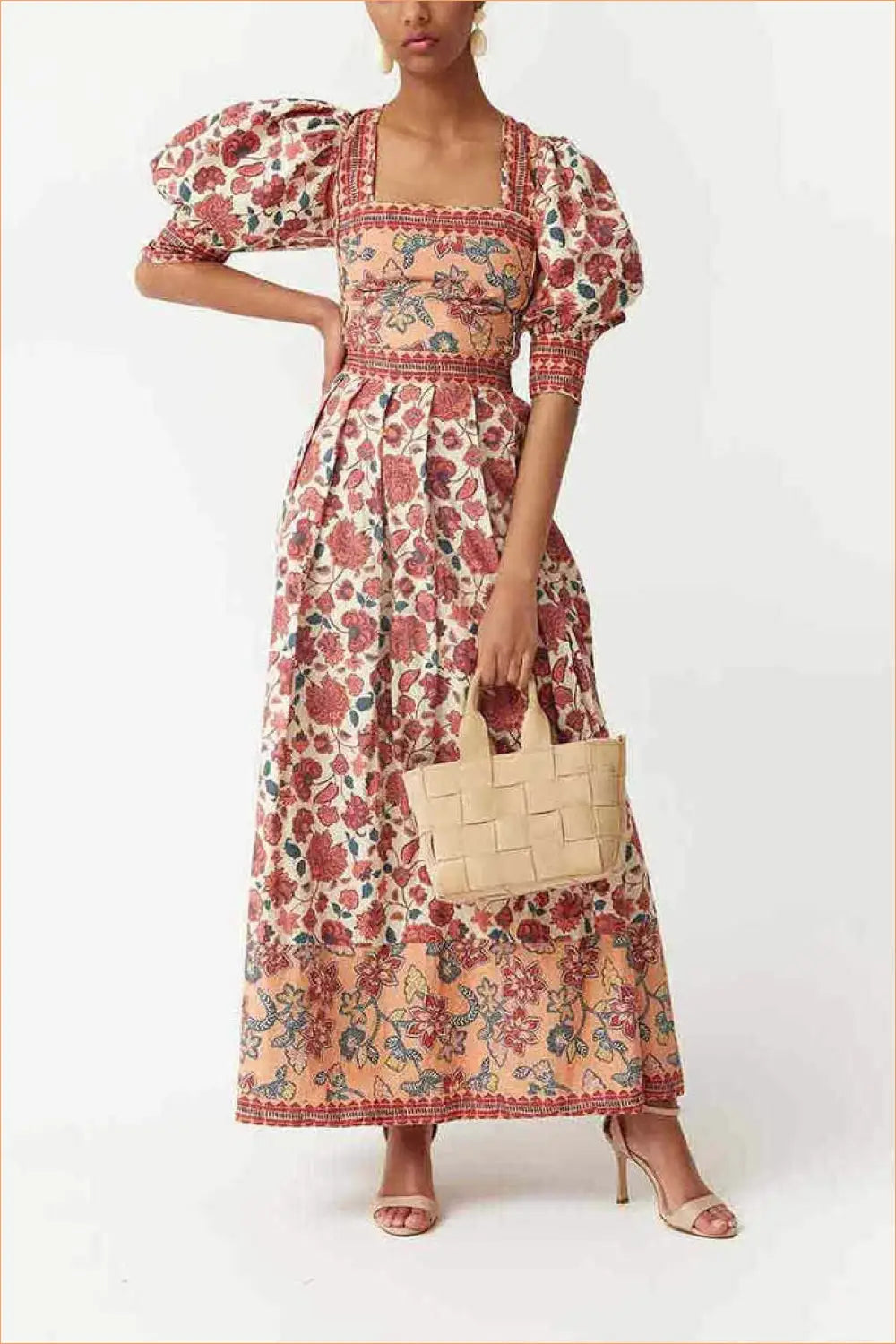 Floral Maxi Dress - Boho • Casual • Clothing • Dresses - Lingerie Hut