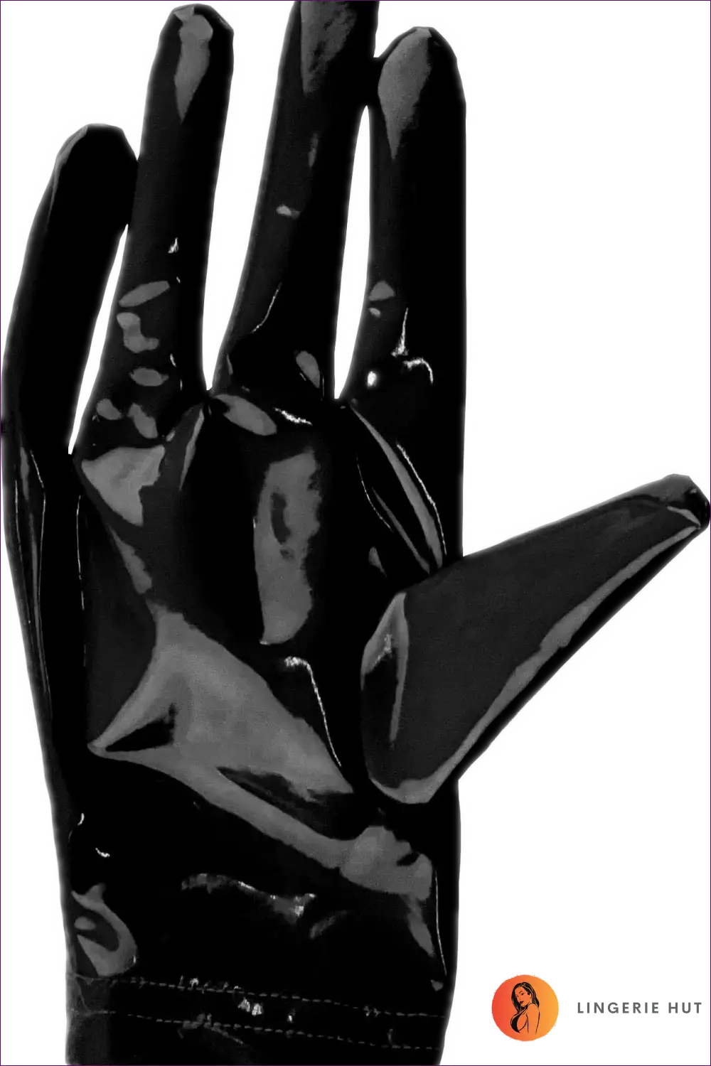 Wet Look Catsuit Jumpsuit with Zip Detail - the one They’ll Ask About - Gloves / l - Bodysuit - Lingerie Hut - All