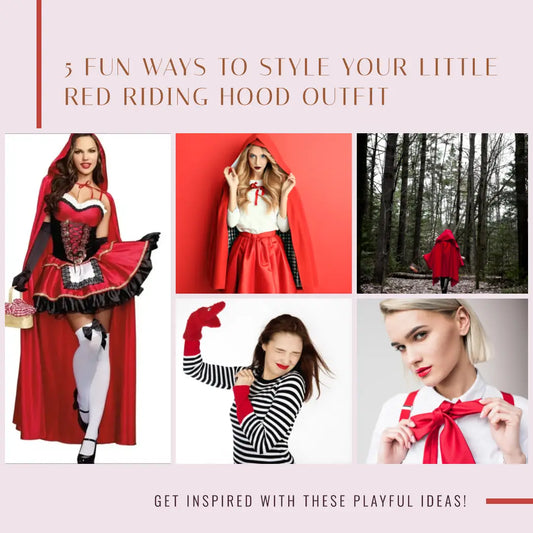 5 Creative Ways to Style Your Little Red Riding Hood Outfit