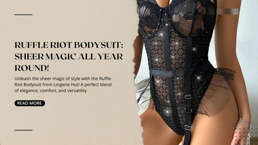 Ruffle Riot Bodysuit: Sheer Magic All Year Round!