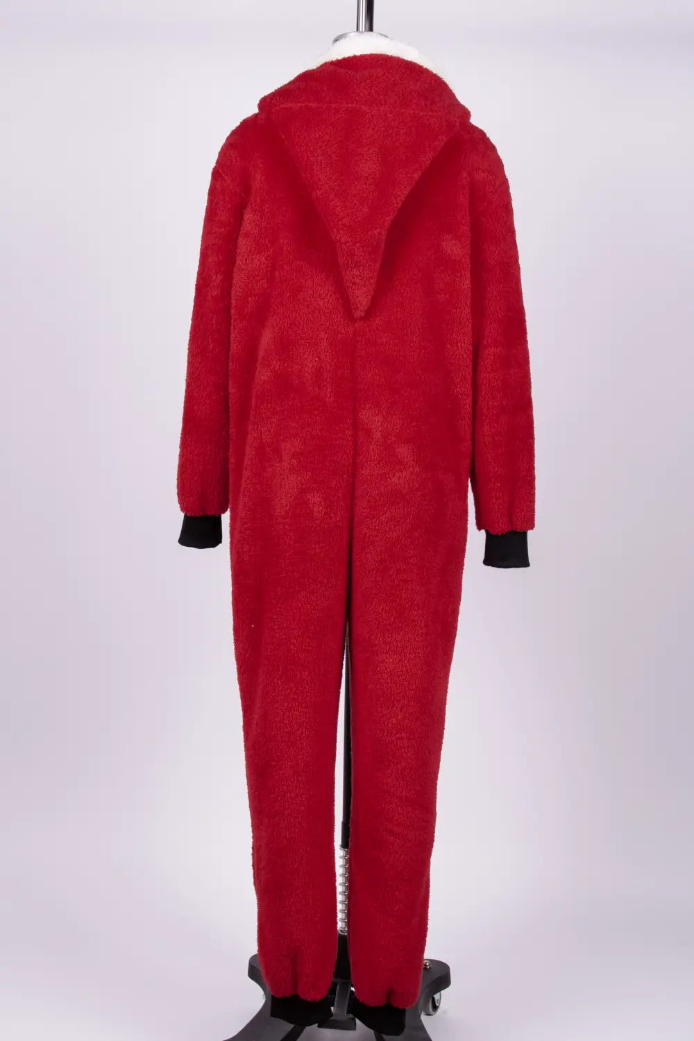 Onesie Round Neck Jumpsuit - Long Sleeved Plush Comfort for Winter Nights