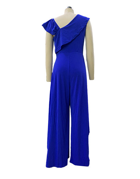 One-shoulder Loose Jumpsuit - Elegant Simplicity Embrace the Season