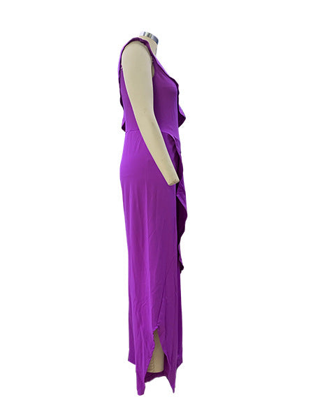 One-shoulder Loose Jumpsuit - Elegant Simplicity Embrace the Season