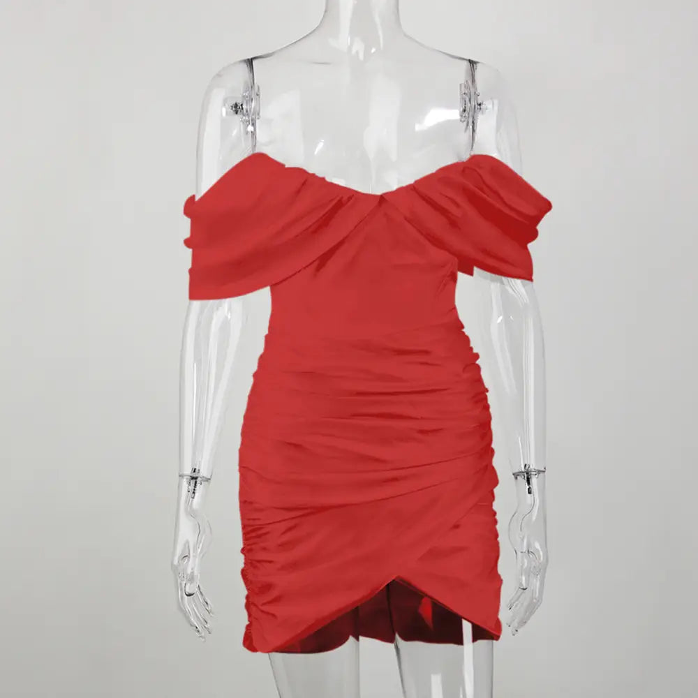 Sexy Satin Bodycon Dress with Lace Detailing - Summer Nights Elegance