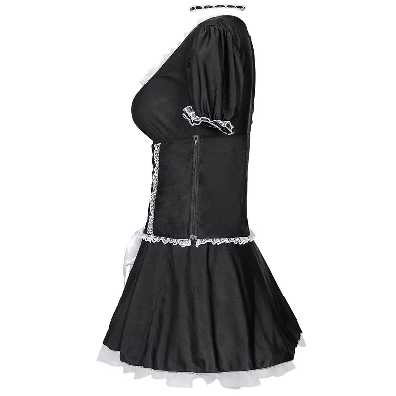 Enchanting French Maid Costume - Alluring Roleplay Delight