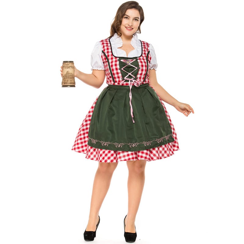 Plus Size Bavarian Beer Maid Costume - Cheers to Oktoberfest Fun!