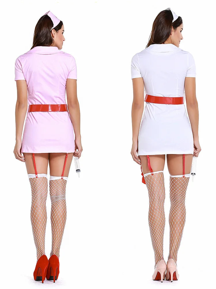 Sexy Nurse Cosplay Costume - Playful Allure