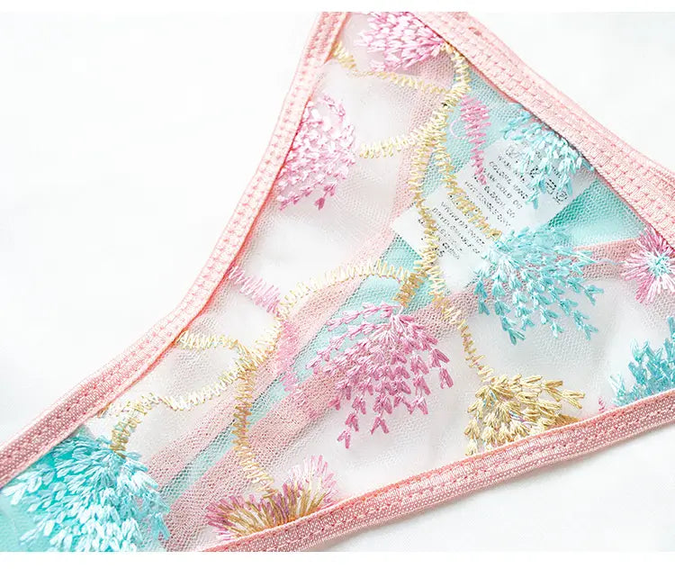 Floral Lace Bustier Set – Romantic Charm