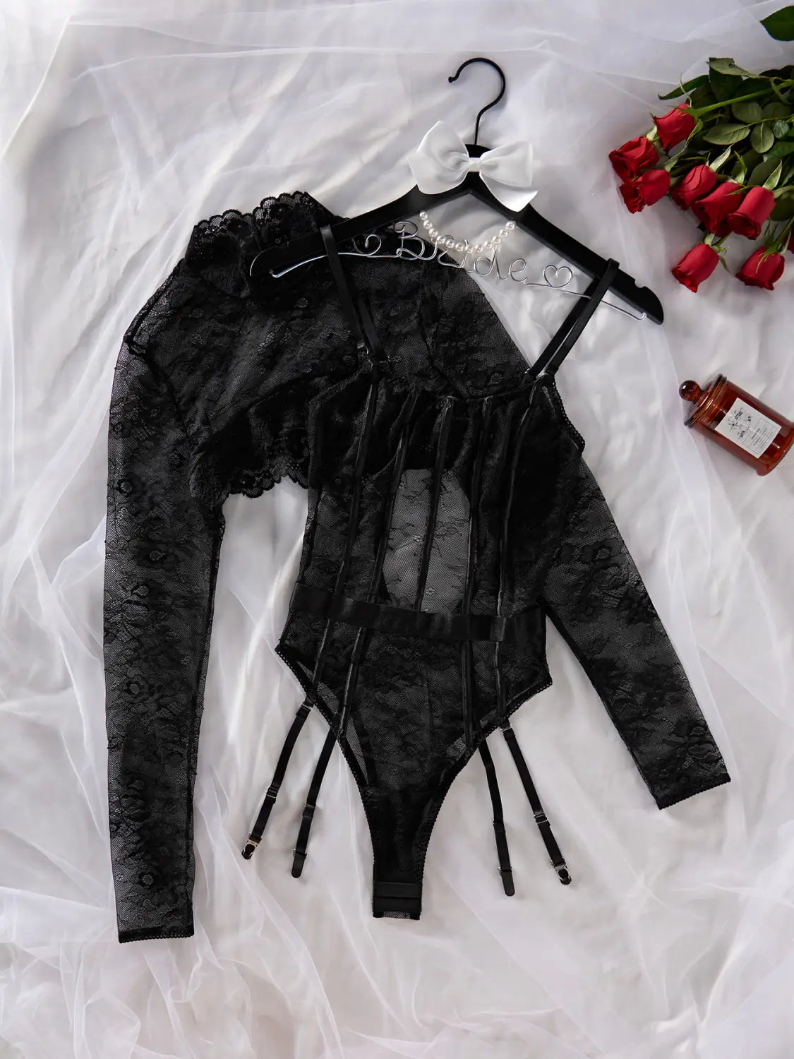 Lace Temptation Bodysuit - Unveil Your Inner Seductress
