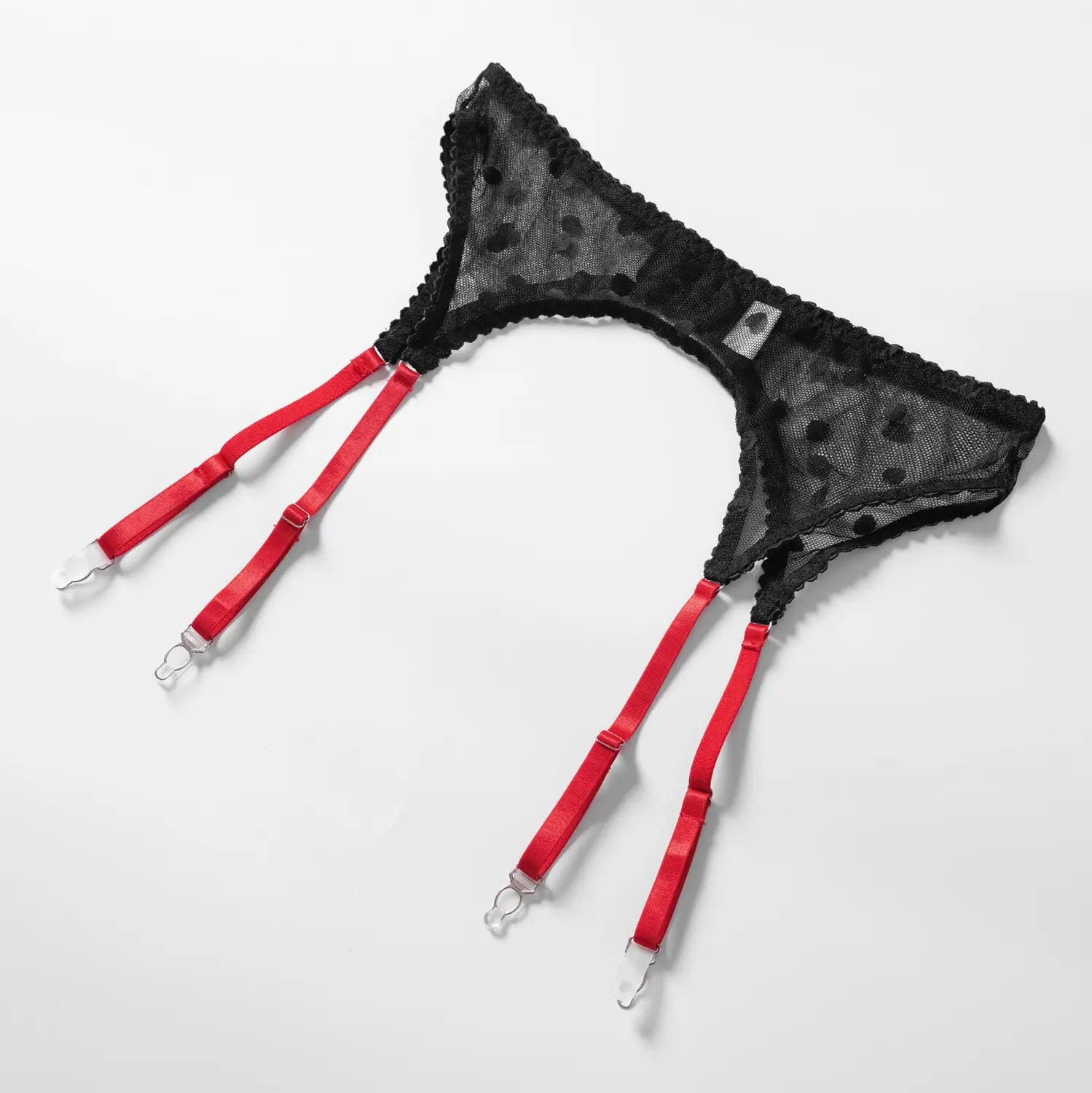 Polka Dot Bra Set - Mesh Garter Unleash your Sexy