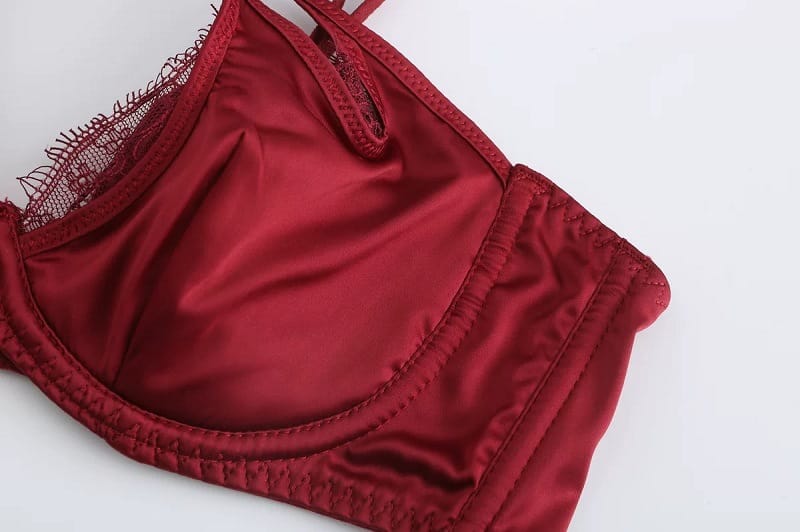 French Sexy Underwear Set - Lace Trim Unleash Your Allure