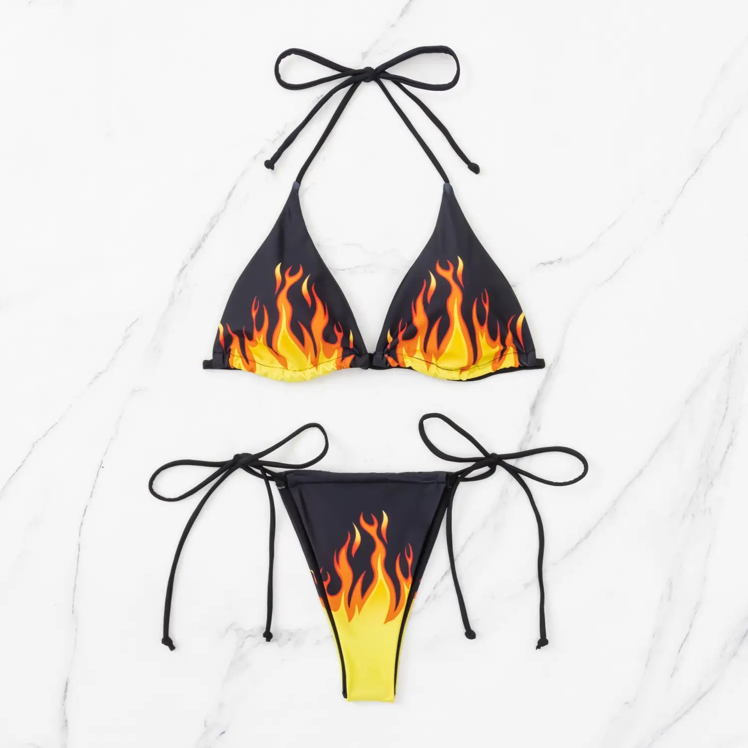 Flame Frenzy Bikini - Your Boho Beach Fantasy