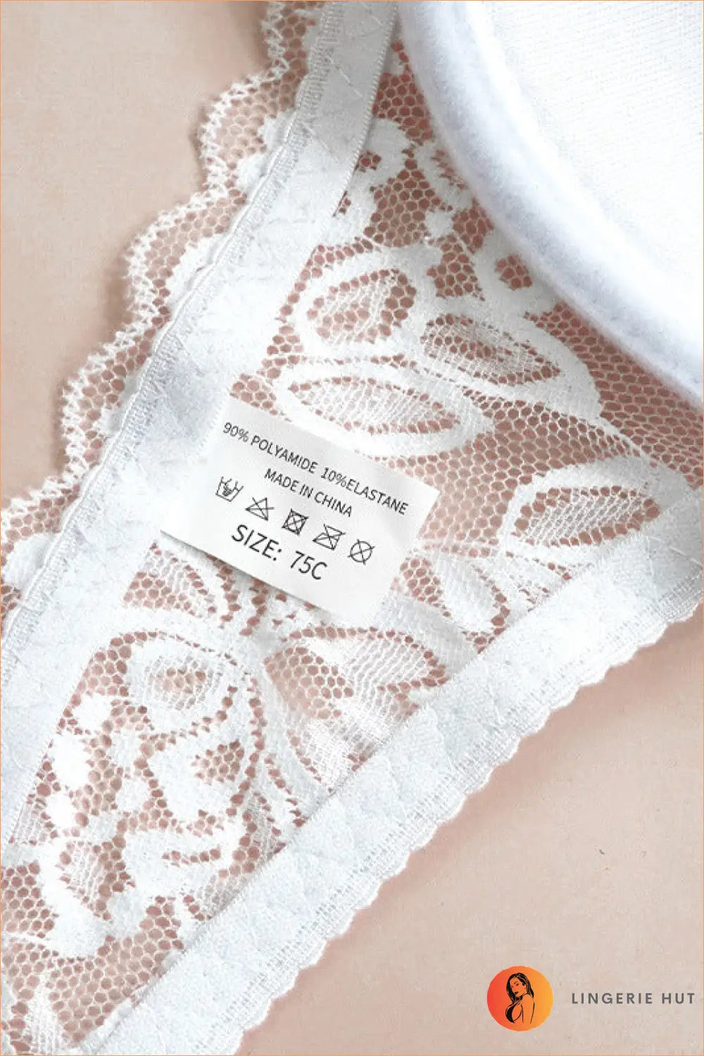 Floral Lace Underwired Bra with Adjustable Straps