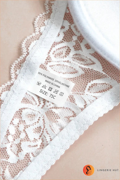 Floral Lace Underwired Bra with Adjustable Straps