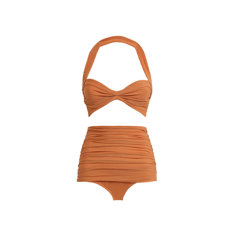 Boho High-waist Asymmetric Bikini - Ultimate Vacation Glam