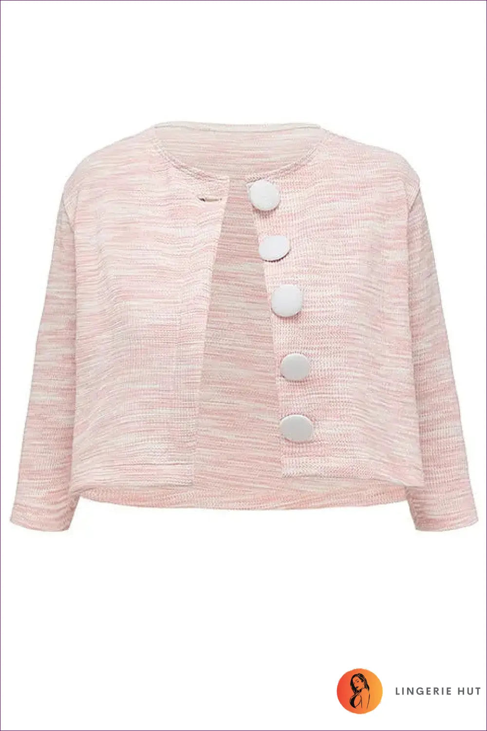 Pink cardigan