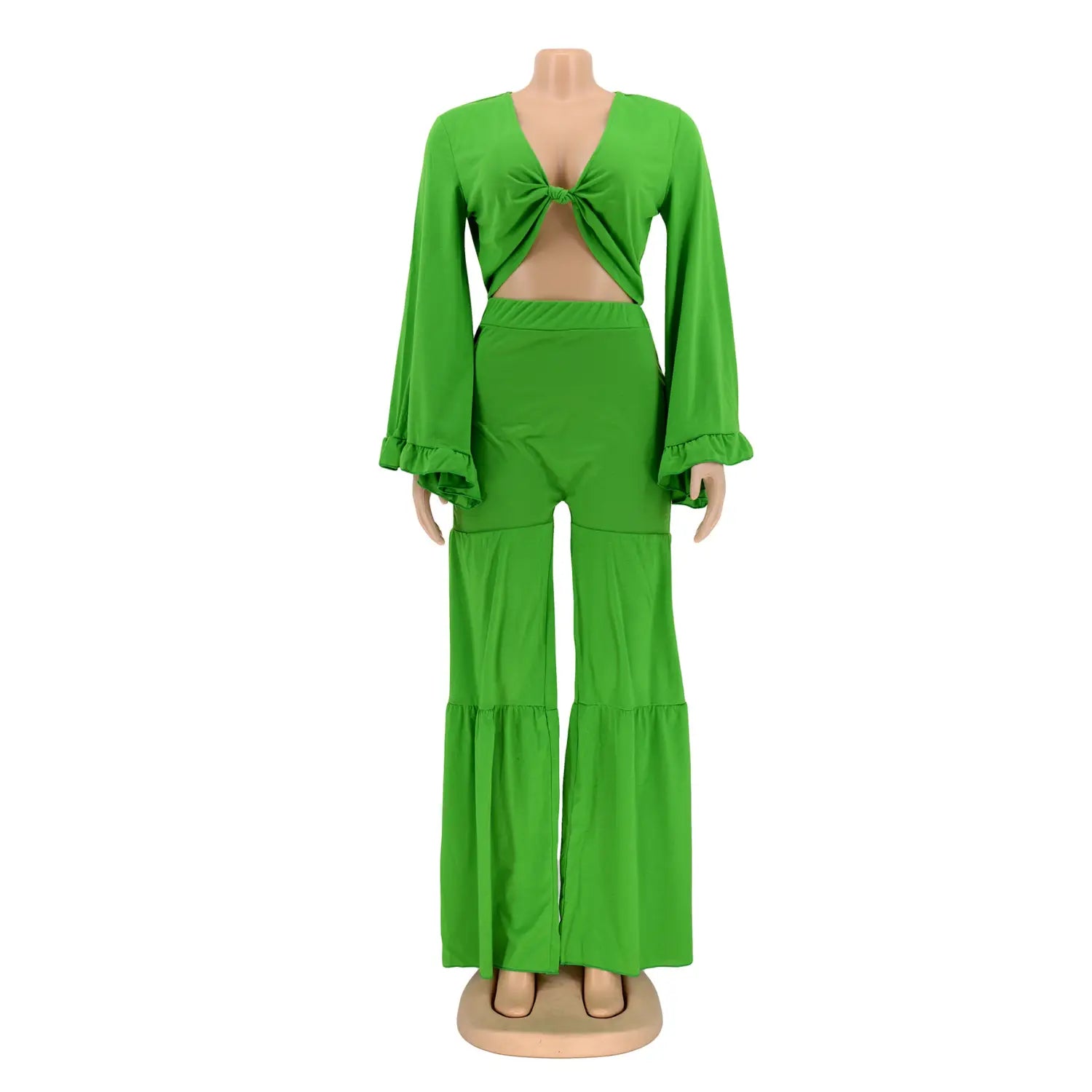 Bell Bottom Bliss Two-piece Suit - Effortlessly Sexy
