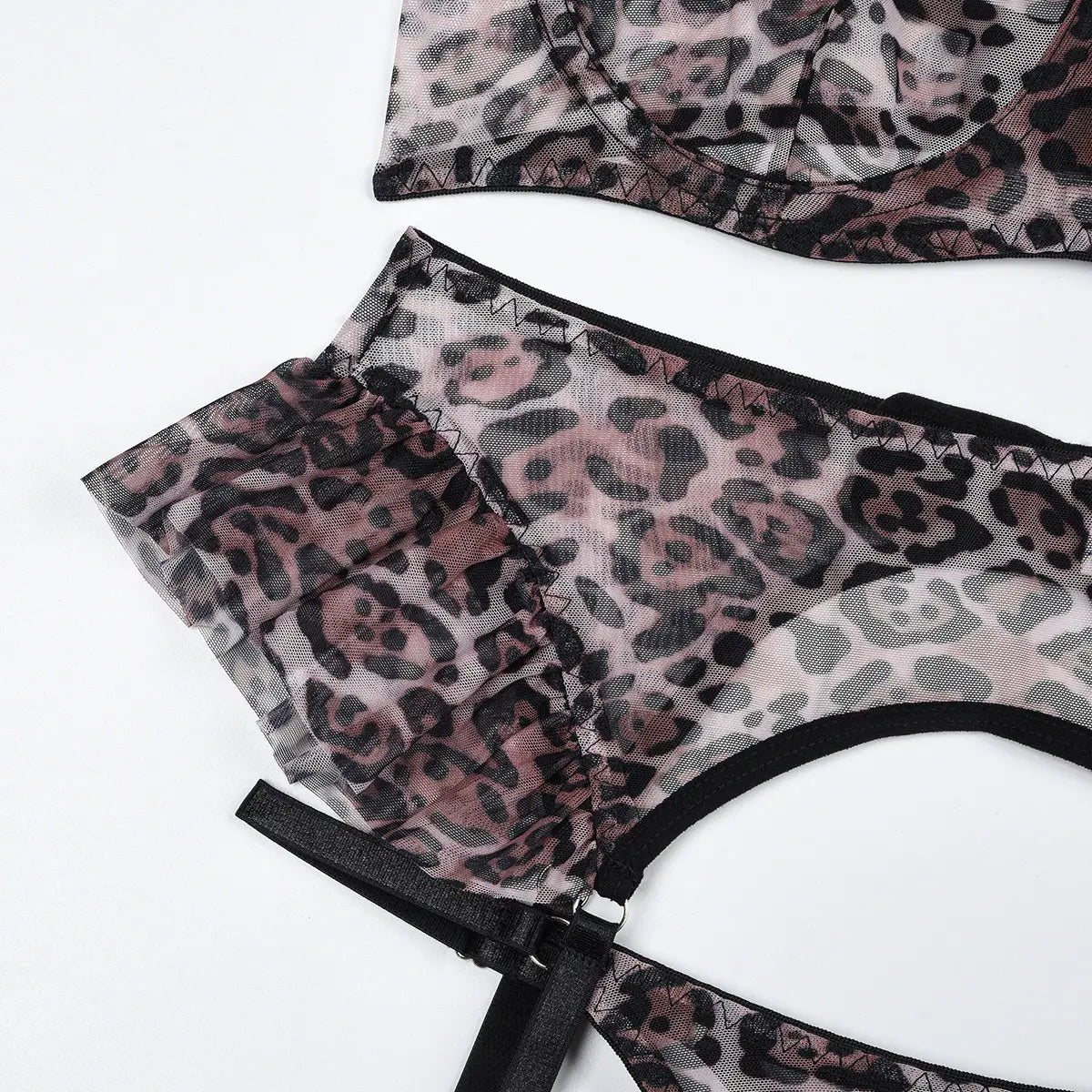 Leopard Luxe Four-piece Set - Wild Elegance