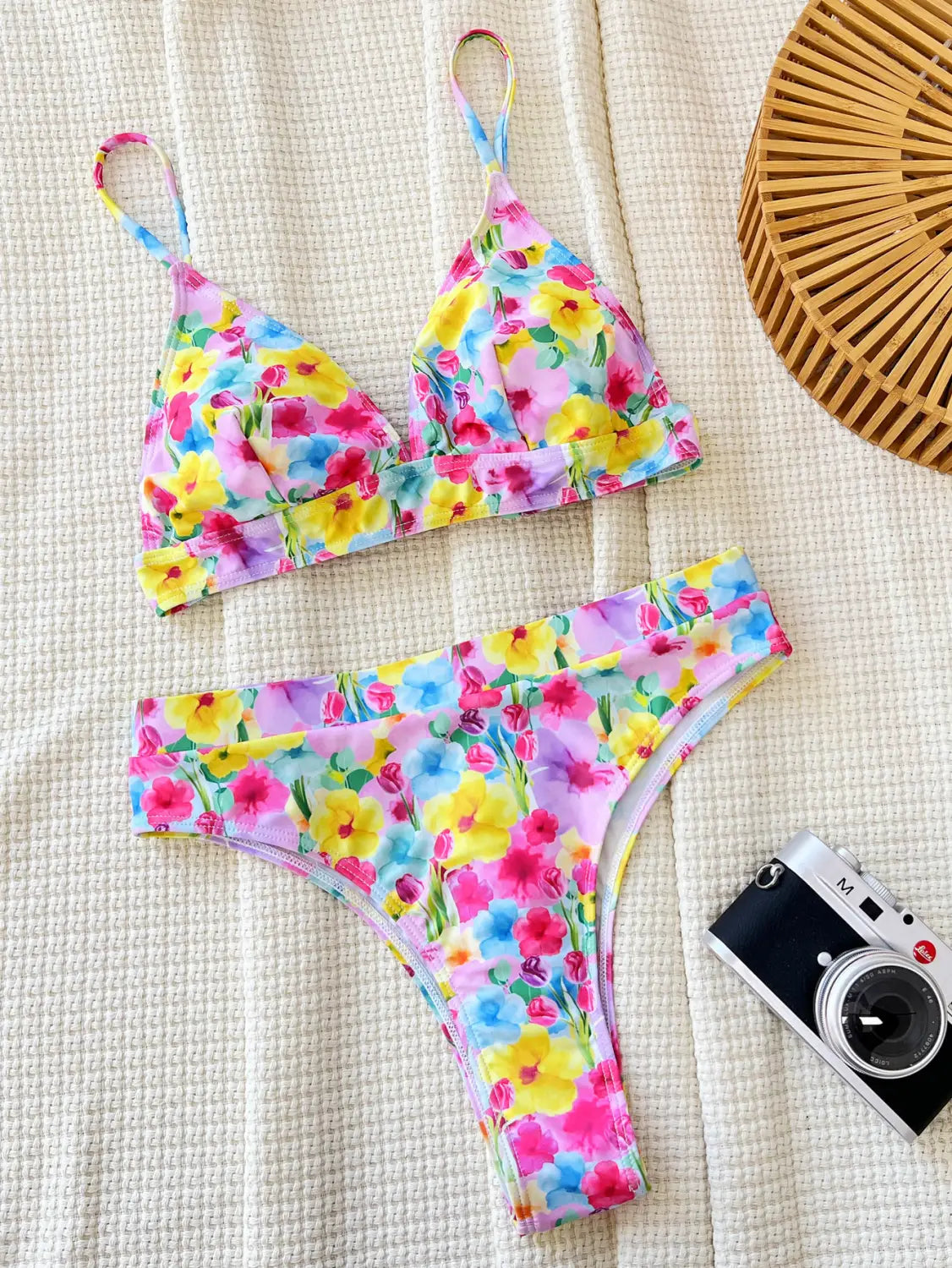 Boho Floral Triangle Bikini - Summer Dream