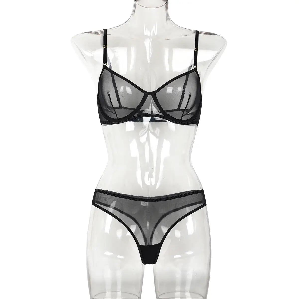 Chic Allure Two-piece Sling Set - Sheer Sophistication