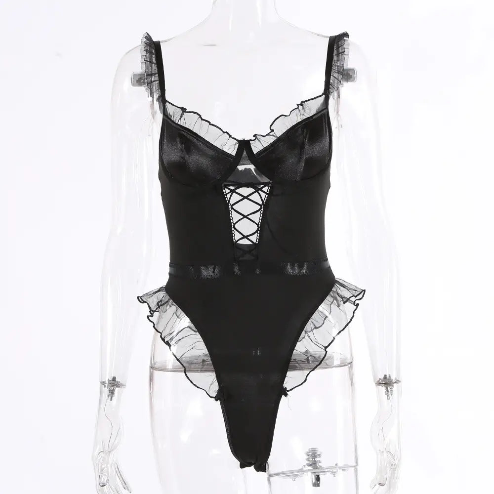 Mesh Lace one Piece Bodysuit - Ignite your Sensuality