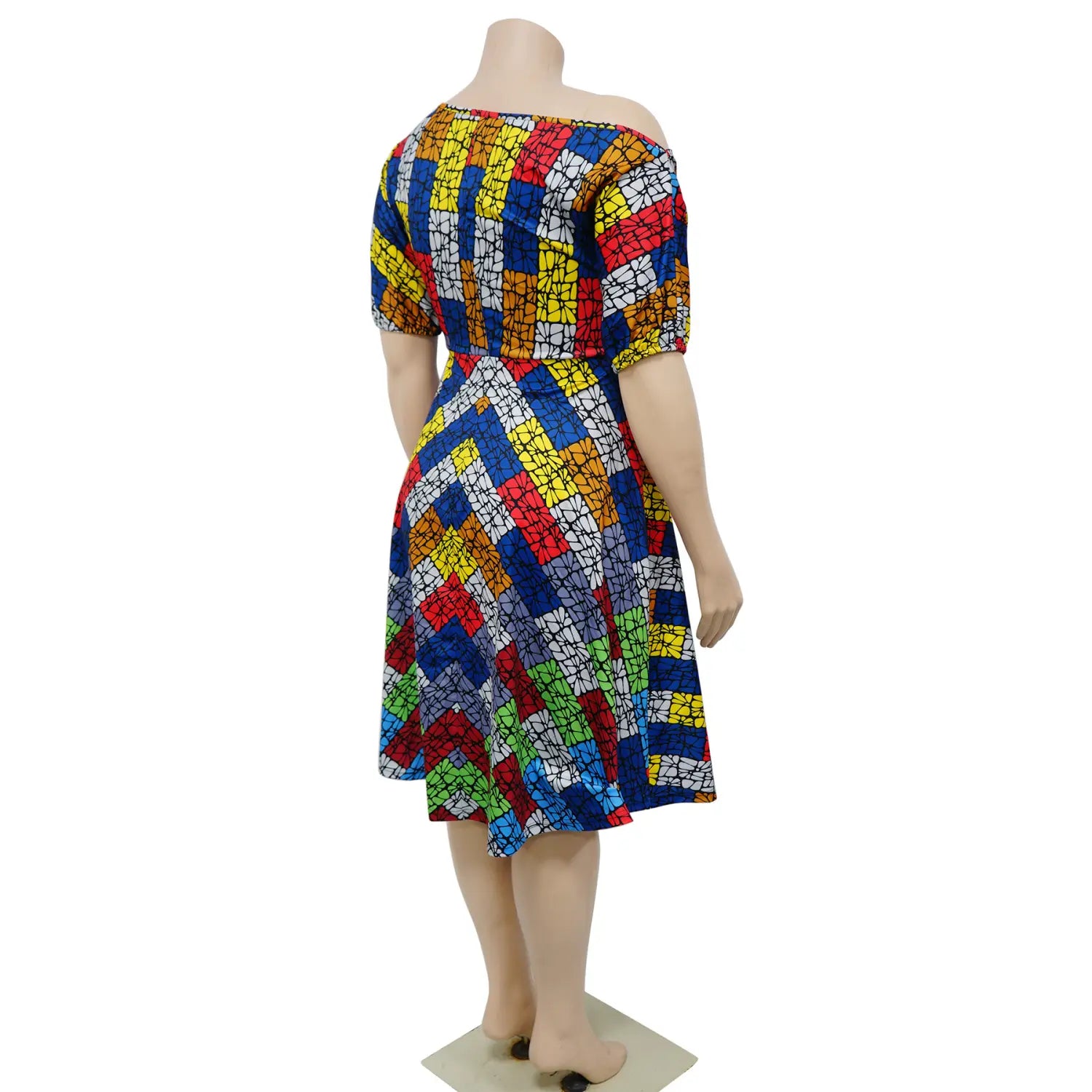 Plus Size Tied Maxi Dress – Spring Elegance