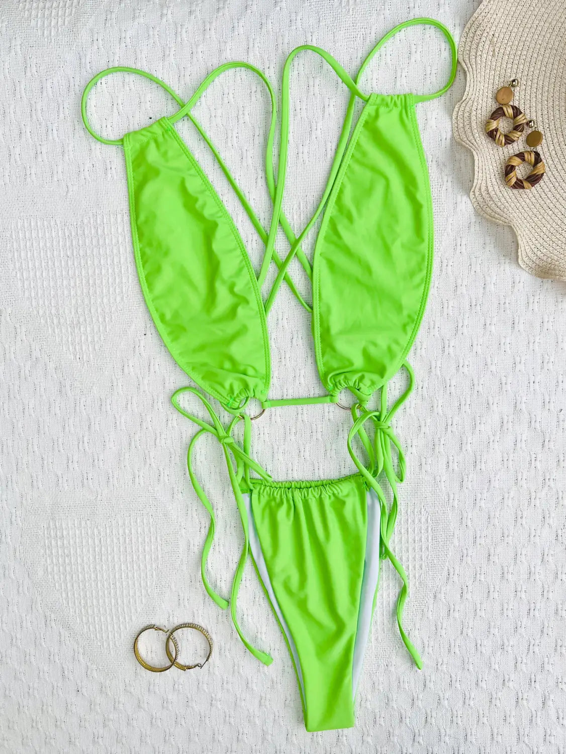 Ring-detail Swimsuit - Boho Bliss Make a Splash