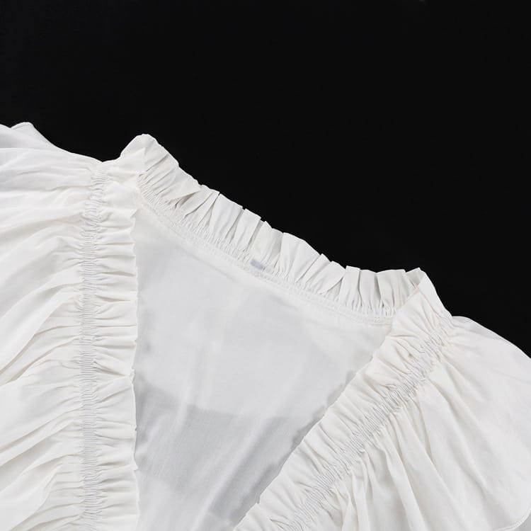 Ruffle Chiffon Dress – Effortless Elegance