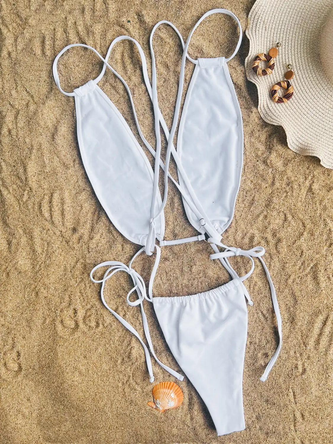 Ring-detail Swimsuit - Boho Bliss Make a Splash