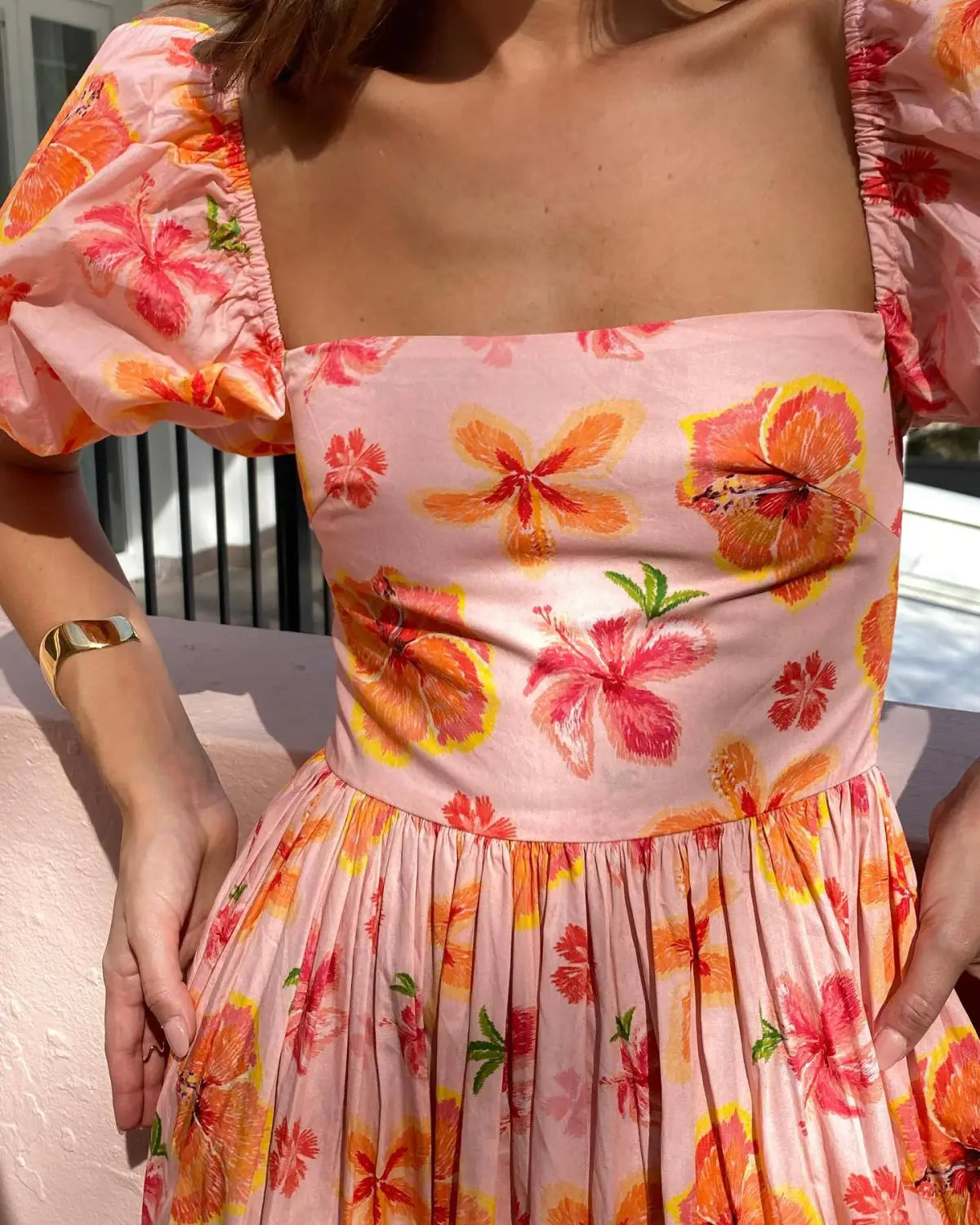 Elegant Floral Maxi Dress - Summer Romance