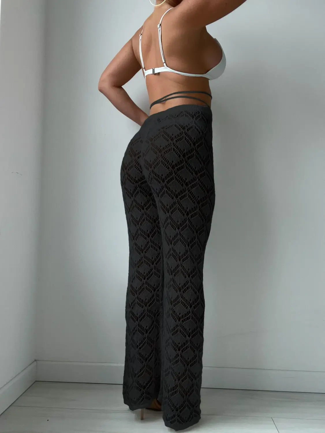 Bohemian Bliss Hollow Out Trousers - Your Beachside Statement