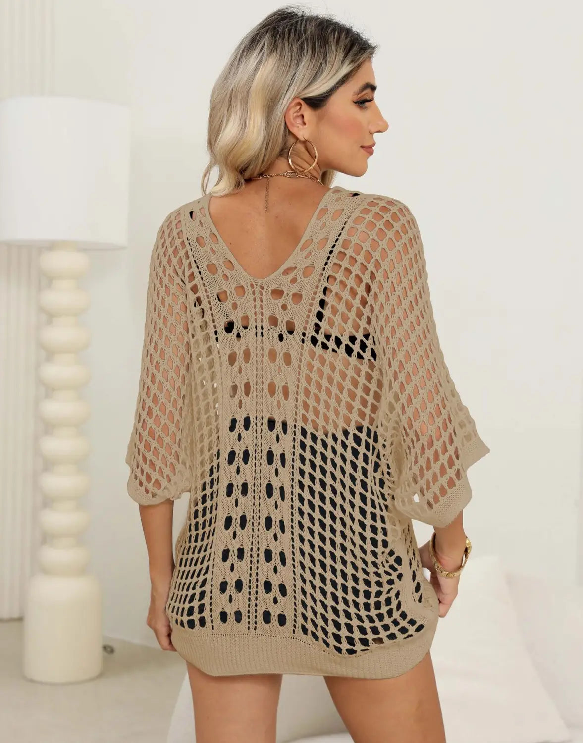 Boho Lace Cover-up Blouse – Effortless Summer Chic